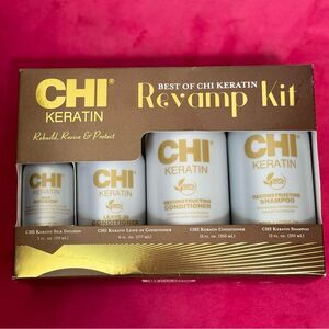NIB CHI Best of CHI Keratin Revamp Kit 4 Piece -12 Oz
